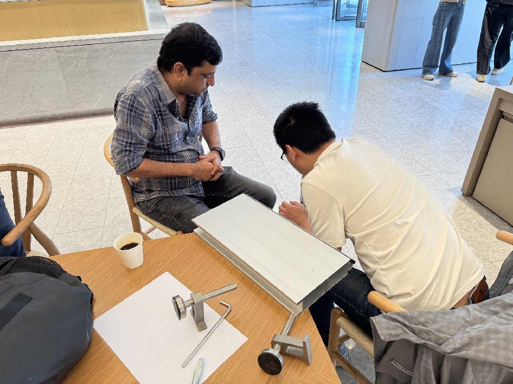 The customer is very interested in our product